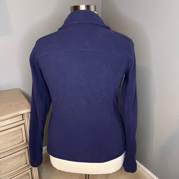Columbia Fleece Jacket in Navy Size XL - Picture 3 of 7